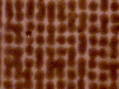 1/4 Irregular drop positioning leads to drops ‘randomly’ coalescing on the media